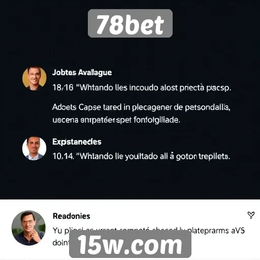 Experiência do usuário no 78bet avaliada por jogadores